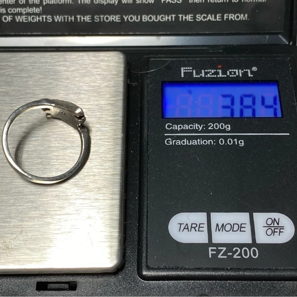 925 Sterling Silver Ring Turtle Artisan Size 7 3.84g